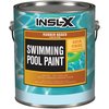 Insl-X By Benjamin Moore Insl-X Indoor and Outdoor Satin White Synthetic Rubber Swimming Pool Paint 1 gal RP2710092-01